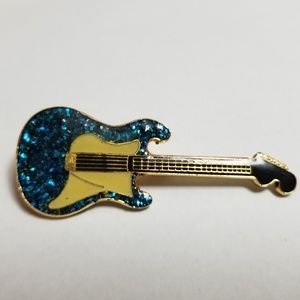 1980s Vintage Guitar Badge